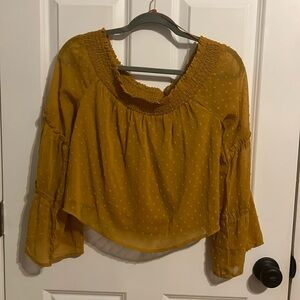Off the shoulder blouse NWOT